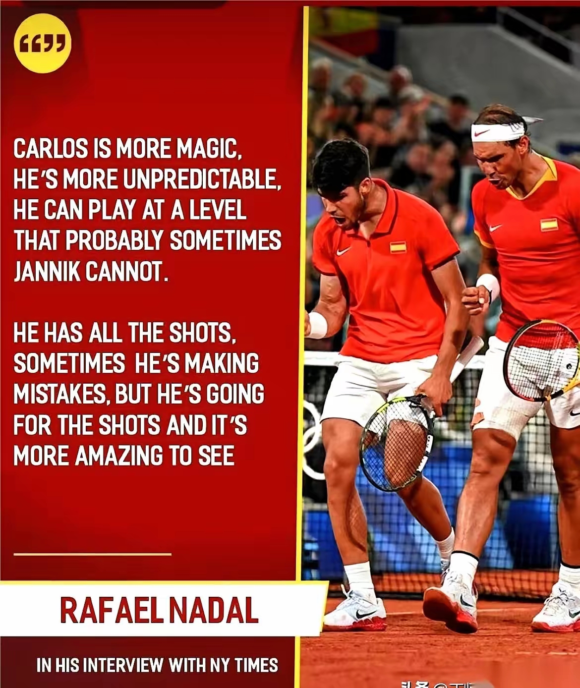 关于纳达尔新星精彩发挥表现惊艳，勇士未来可期！的信息